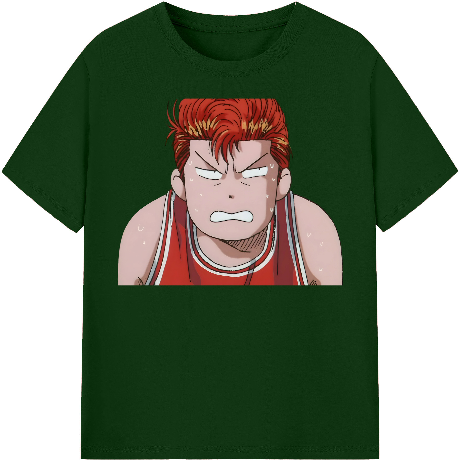 SLAM DUNK／スラムダンク 綿100％半袖Tシャツ（フロントプリント）